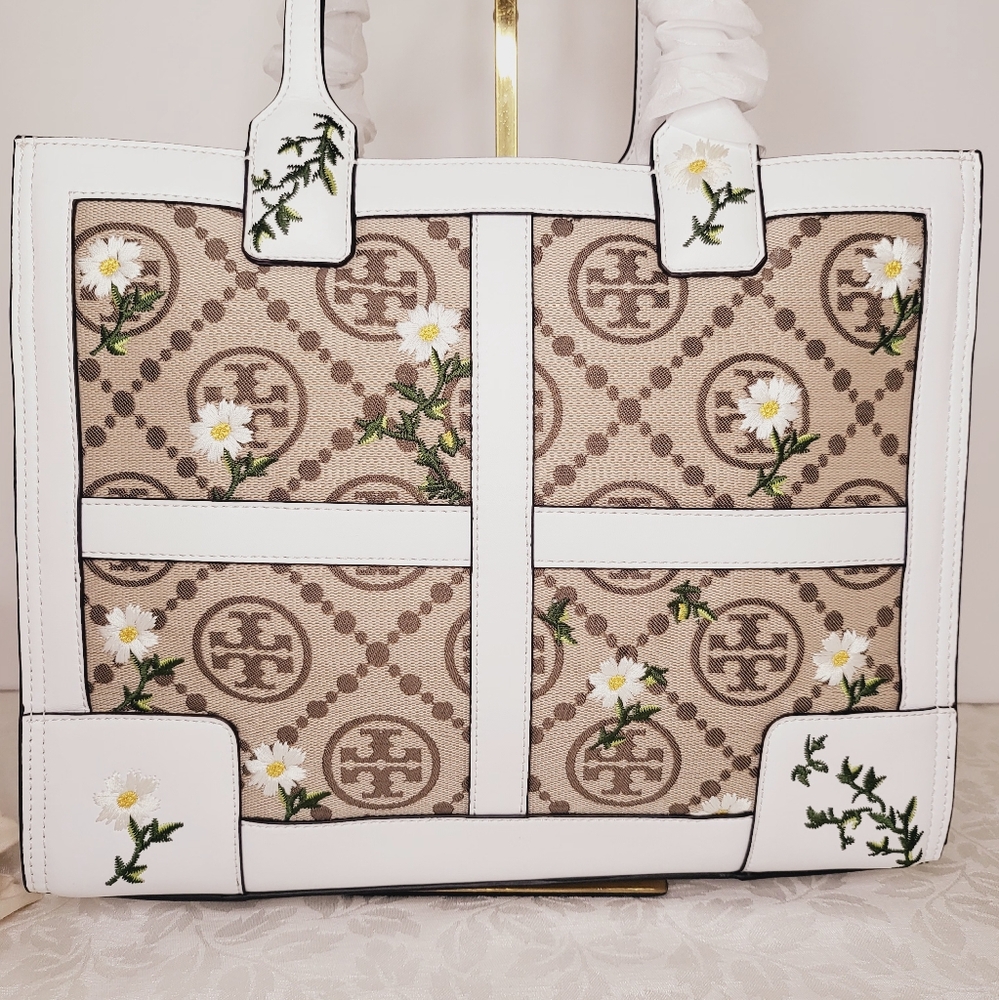 Rare Unique Tory Burch Summer White Bag, New NWT - Picture 2 of 11